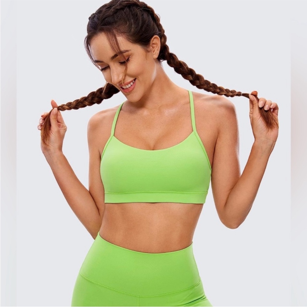 CRZ Yoga Y Back Sports Bra Size Medium